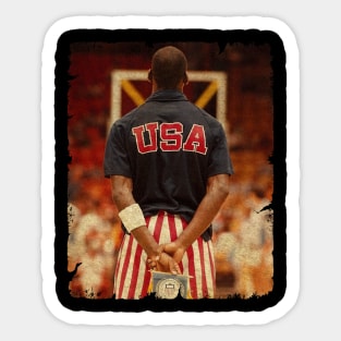 JORDAN in USA Basketball Sticker